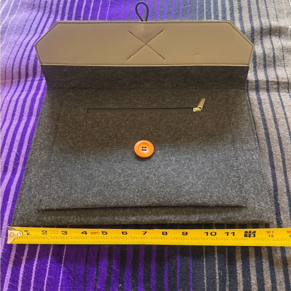NEW Gray Felt laptop case for 13” MacBook Air or other and/or tablets